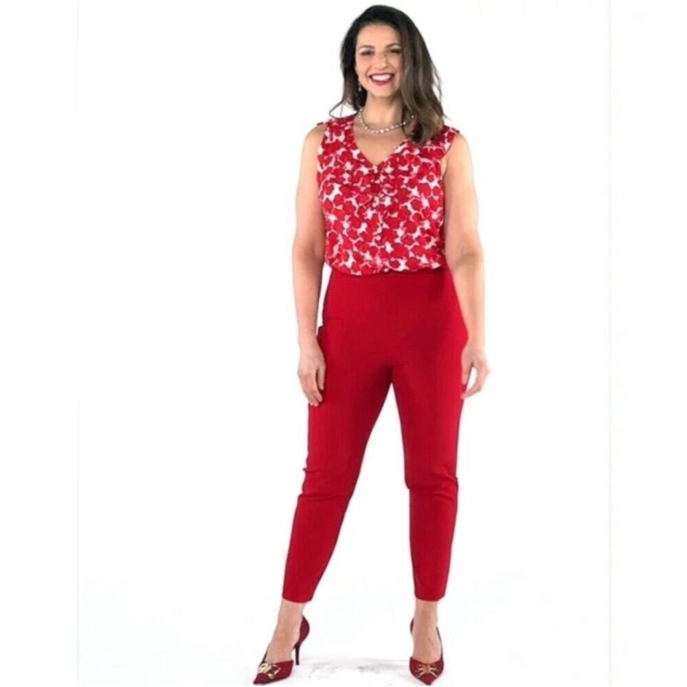 CAbi #4313 Red Dinner Trousers